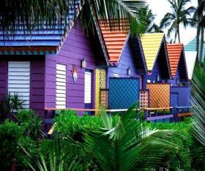 Puzzle Σπίτια χρώματα, Μπαχάμες